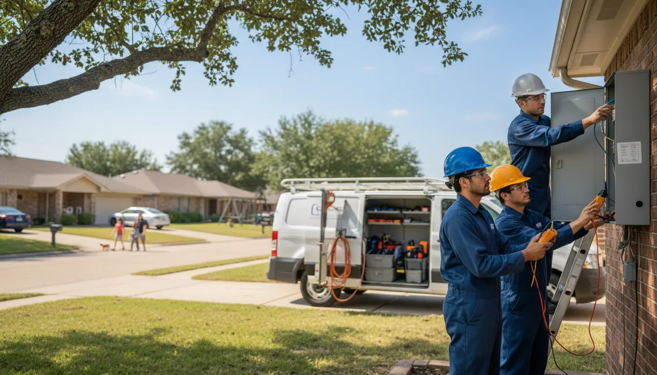 Certified electrician providing emergency electrical services in Murdock, IL